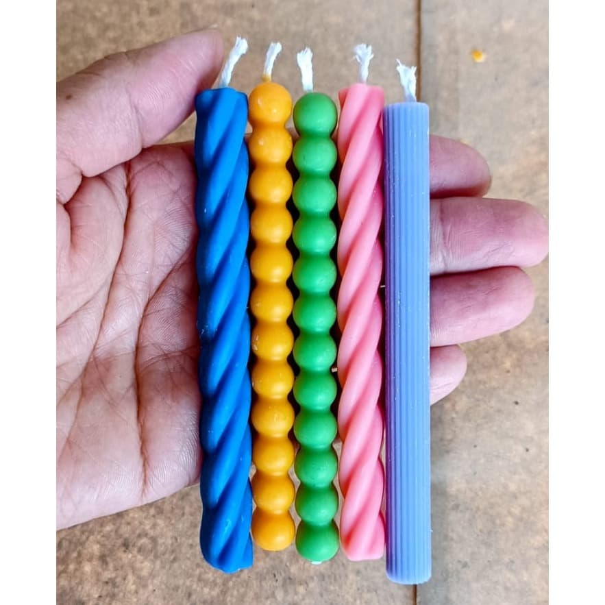 Kit de Velas para aniversário | Kit de Velas para estudar | Velas coloridas| Foco rapido