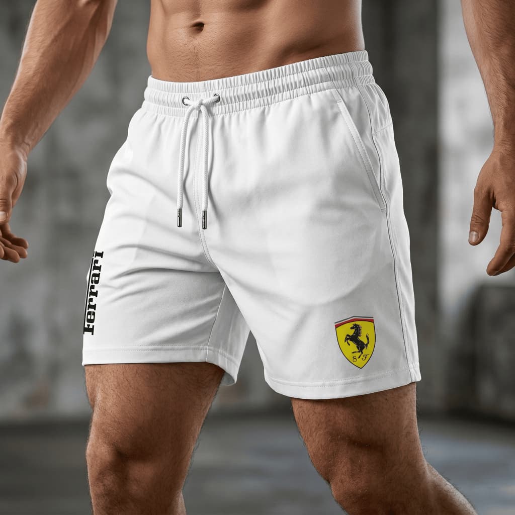 Bermuda Masculina Esportiva Ferrari Tactel Antiodor Treino Academia Top