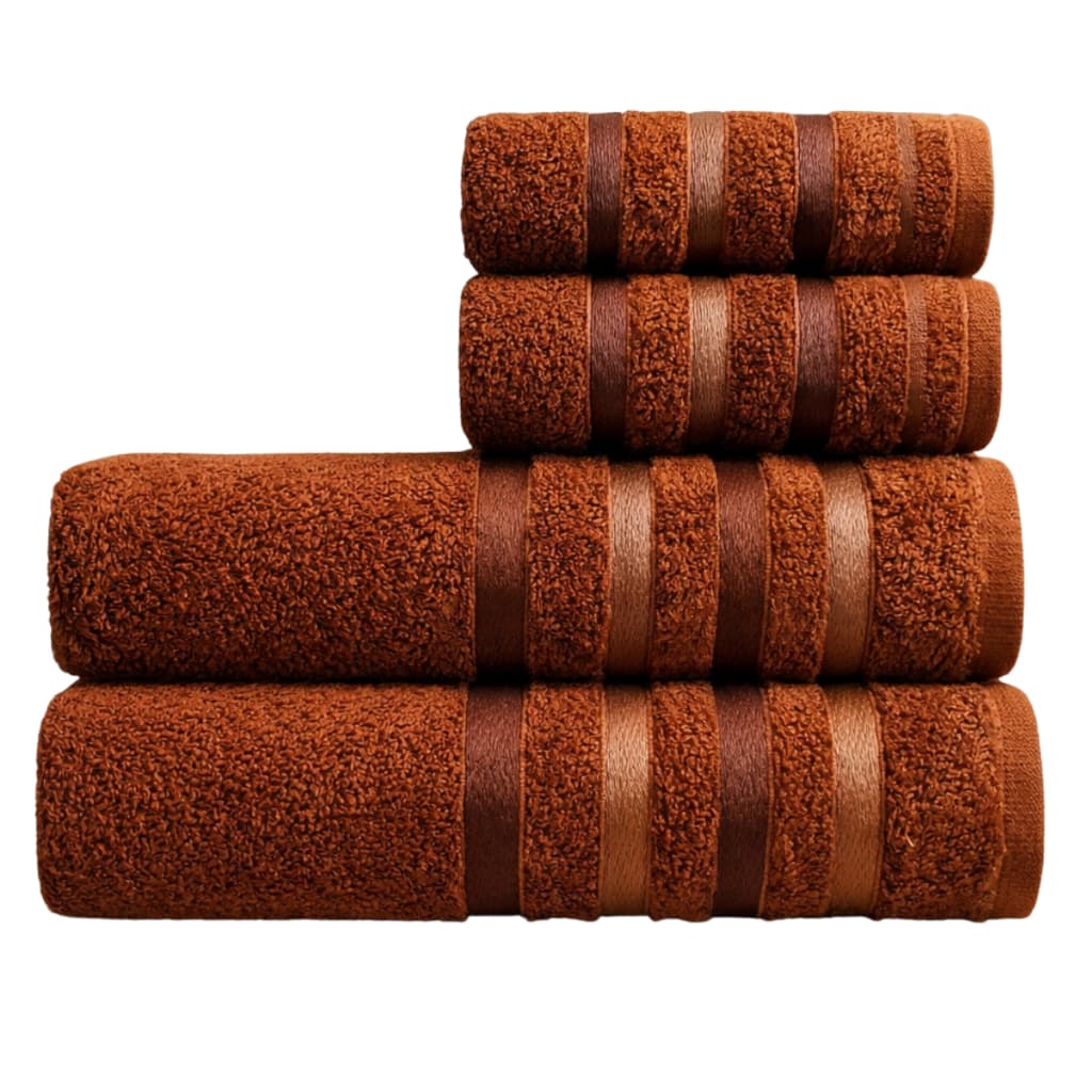 Kit Toalhas de Banho - Jogo de Toalhas 4 peças - 2 Banho 2 Rosto 360 Grm² - Onix