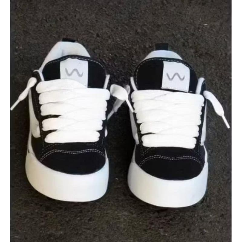 Tenis Feminino Kn cadarço Gordinho Grosso Branco Skoll Academia 34 35 36 37 38 39 Promoção