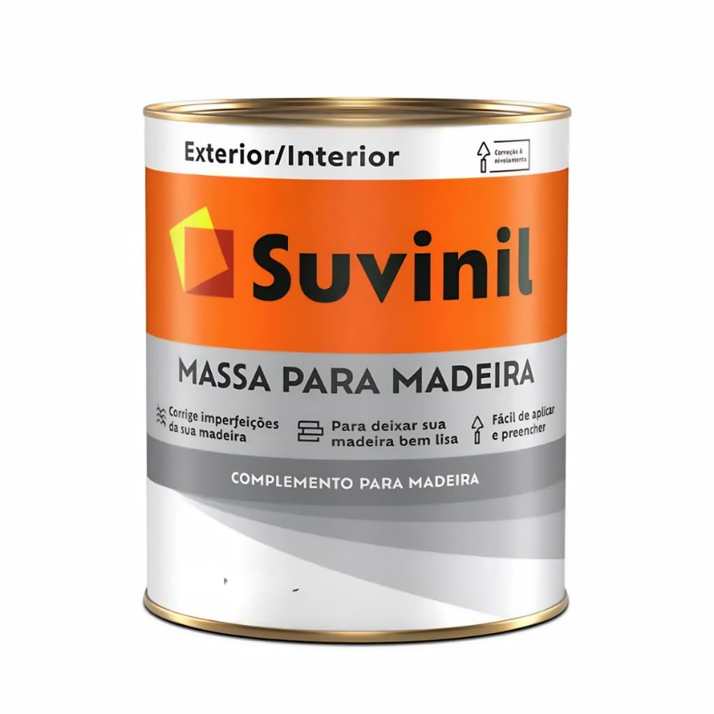 Massa para Madeira 1,3kg Branca Suvinil