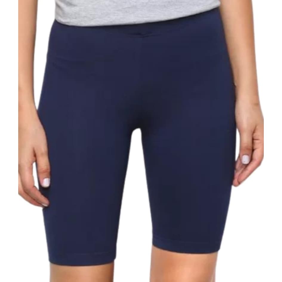 Bermuda ciclista cotton AZUL MARINHO feminina. Adulto