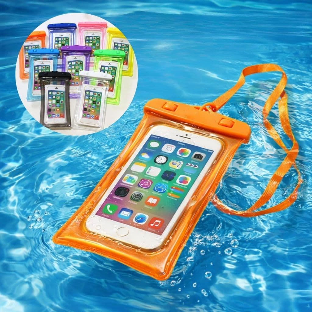 Capinhas Capa De Celular À Prova D'água Proteção Impermeável Mergulhos Chuva com Boia