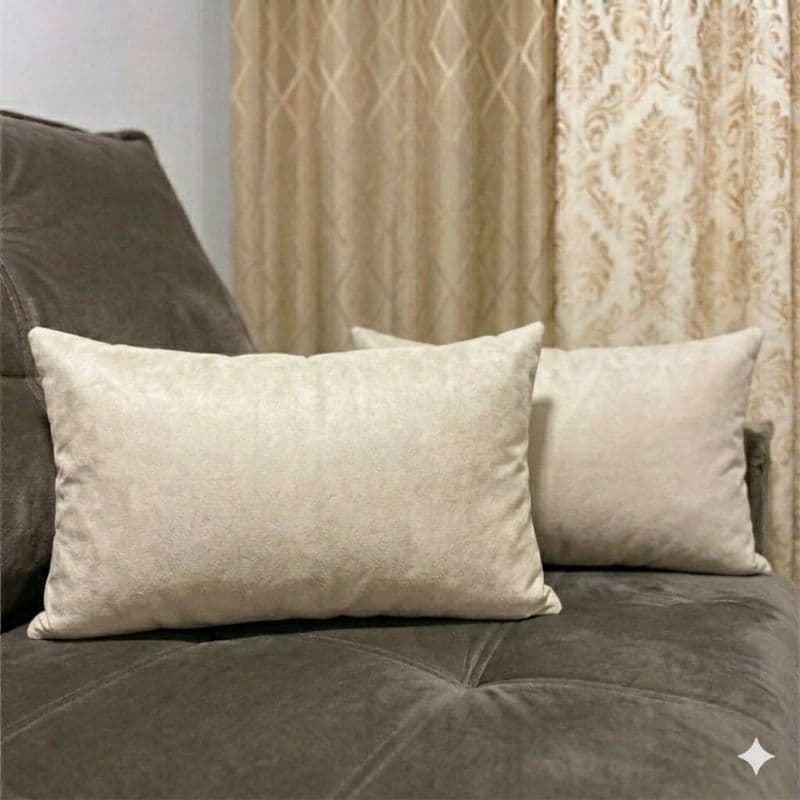 2 Capas de Baguete 50x30 Suede Luxo Premium