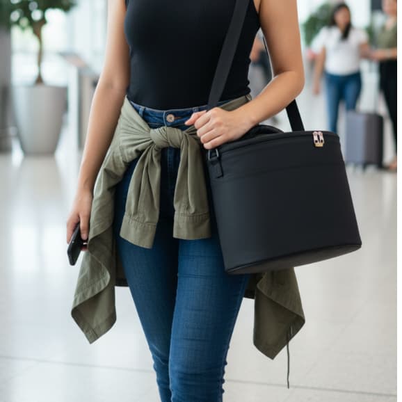 Frasqueira Grande Maleta de Viagem Necessaire  Roupas e Objetos