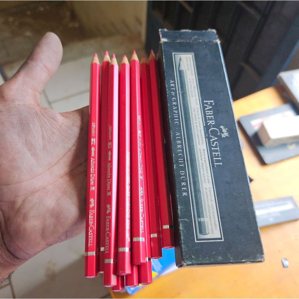 Caixa 12 Lápis Aquarelável Faber-Castell Albrecht Dürer 126 (Novo/Vintage)
