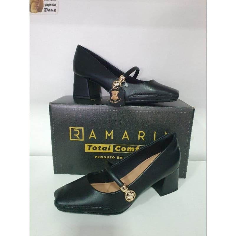 Ramarim scarpin fall polish salto médio 2668102