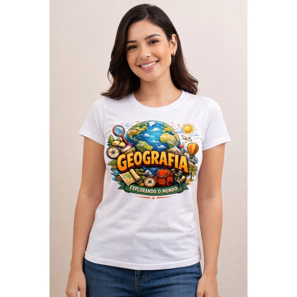 Camiseta Professor(a) Geografia