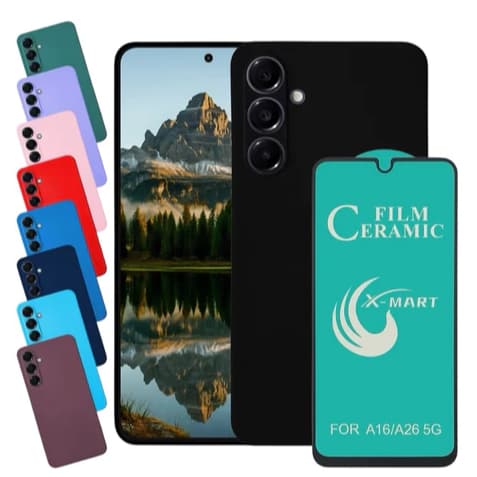 kit Capinha + Película Galaxy A26 Samsung capa  Anti Impacto Proteção Premium