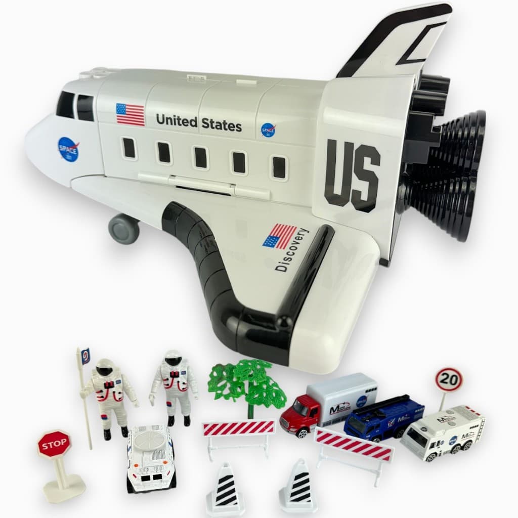 Nave Espacial Brinquedo Educativo Astronautas Som Luzes Estação Lunar Desenvolvimento Cognitivo Universo Kids Interativo