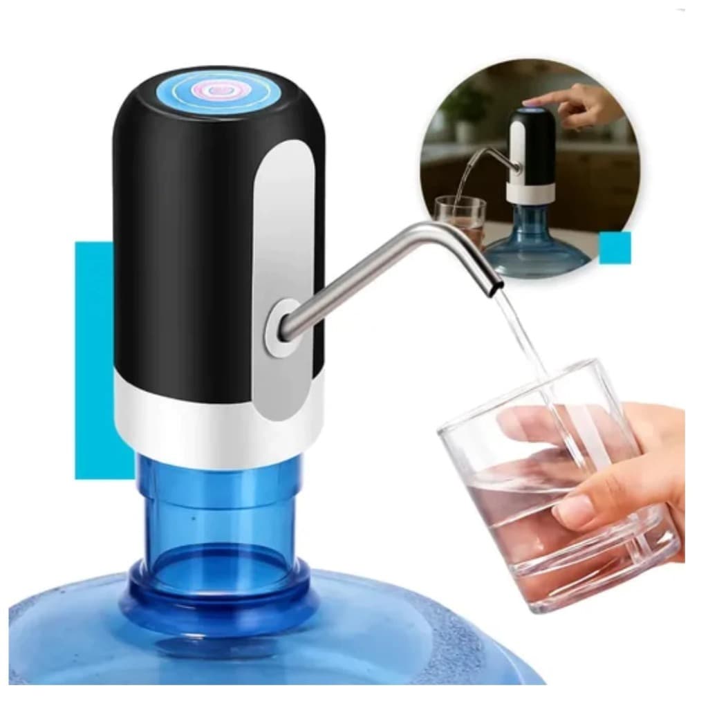 Bebedouro Bomba Elétrica Automática Para Galão De Água Davely Recarregável Usb