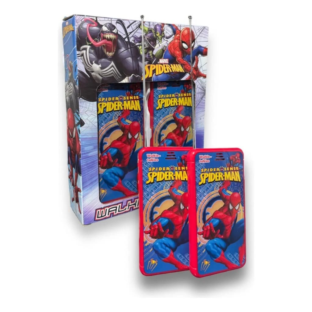 Walkie-talkie Infantil Comunicador Homem Aranha Brinquedo Presente