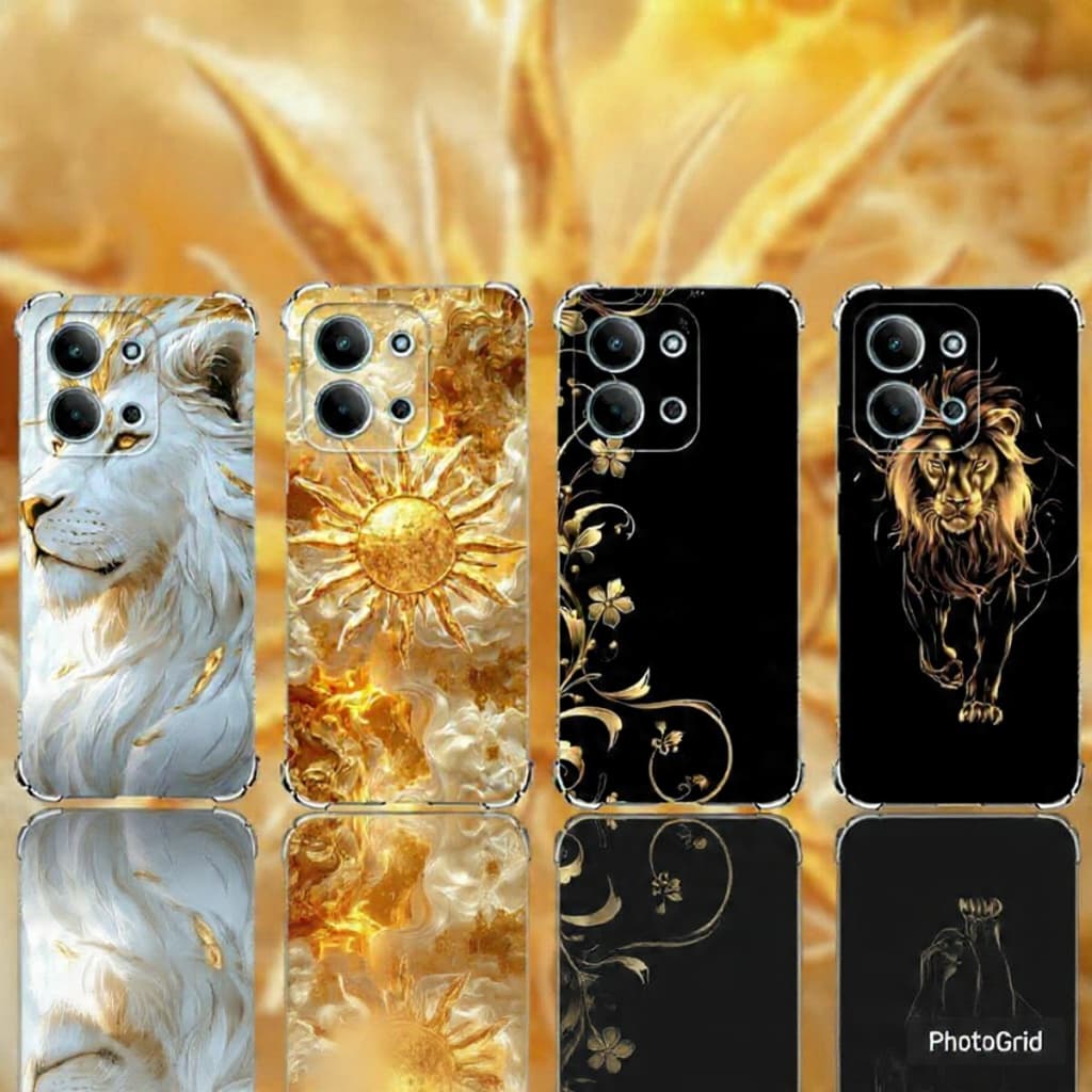 Capa Motorola Edge 70 Fusion Plus Pro Ultra 5G Capinha TPU Dourada Desenhos Variados Luxo