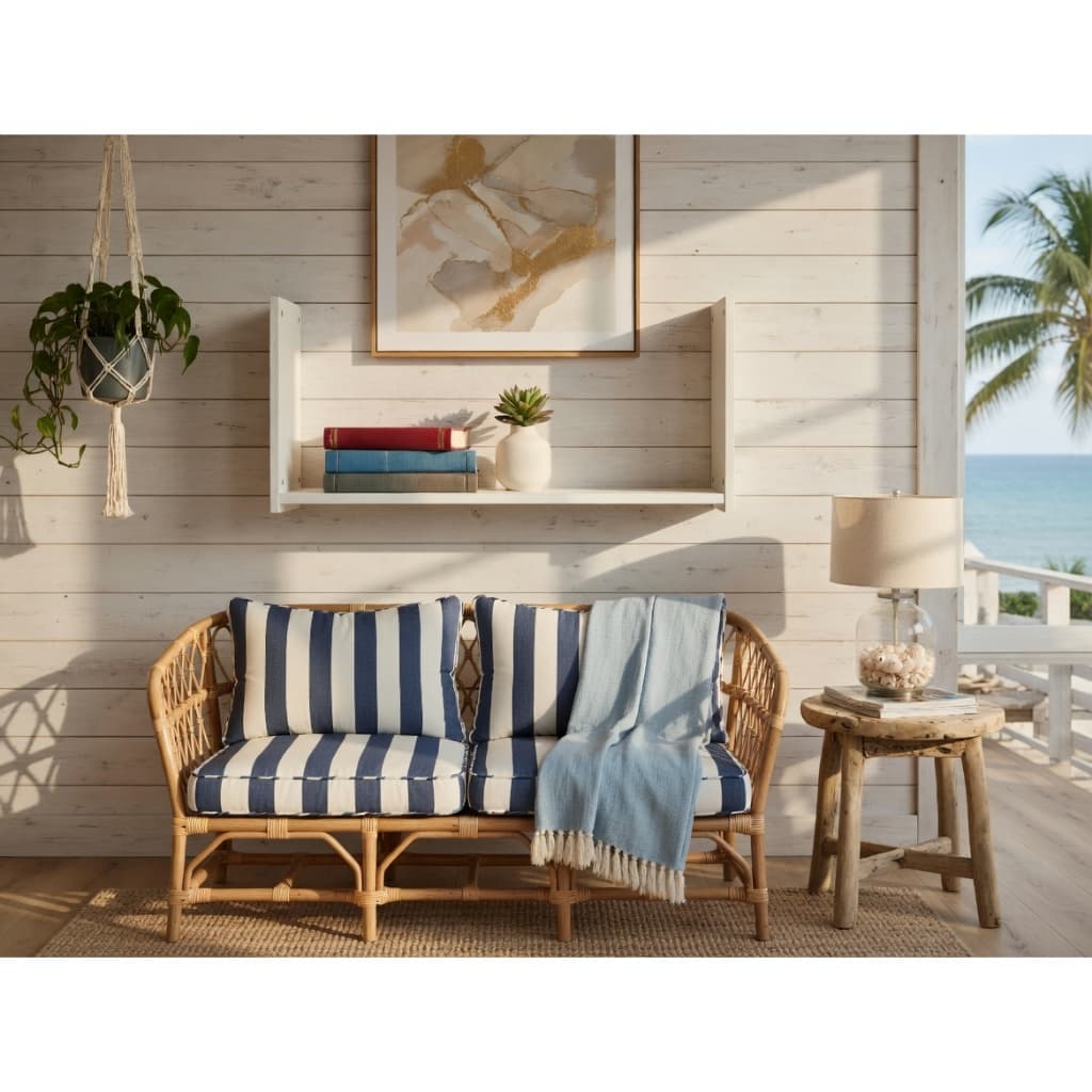 Prateleira Nicho Decorativo U – 100% MDF Branco Premium 100x30x20