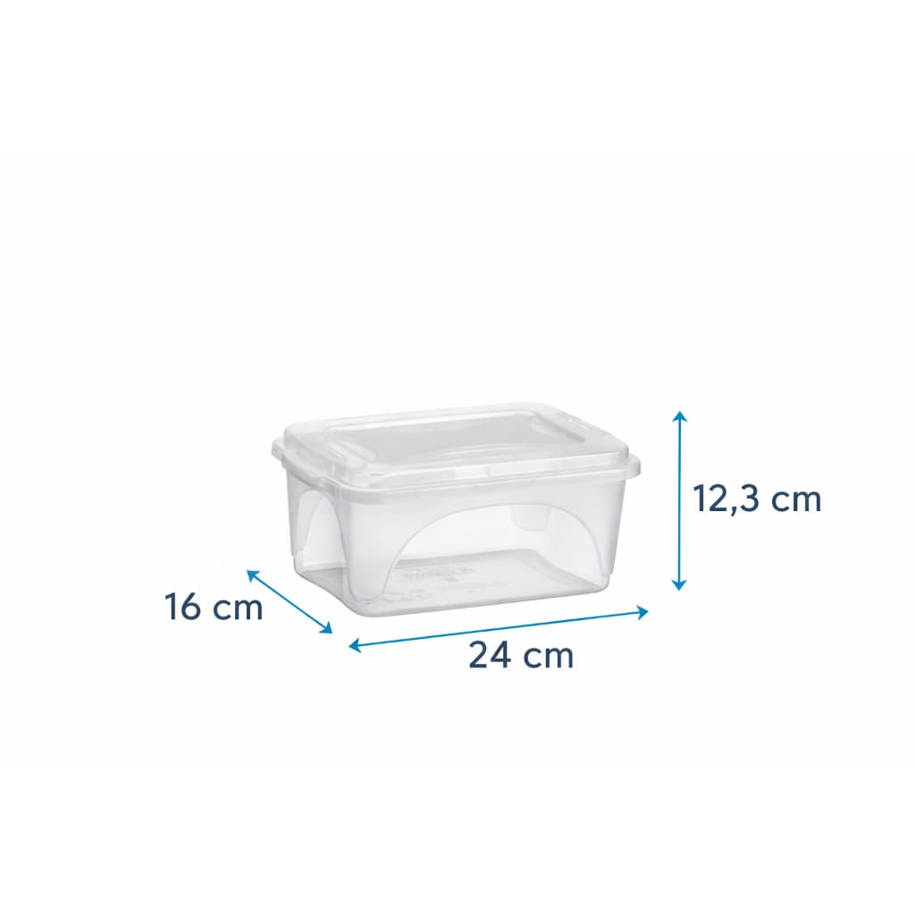 KIT 6 CAIXAS ORGANIZADORA MULTIUSO  3 LITROS– ORGANIZAÇÃO PRÁTICA E ESTILO PARA SUA CASA