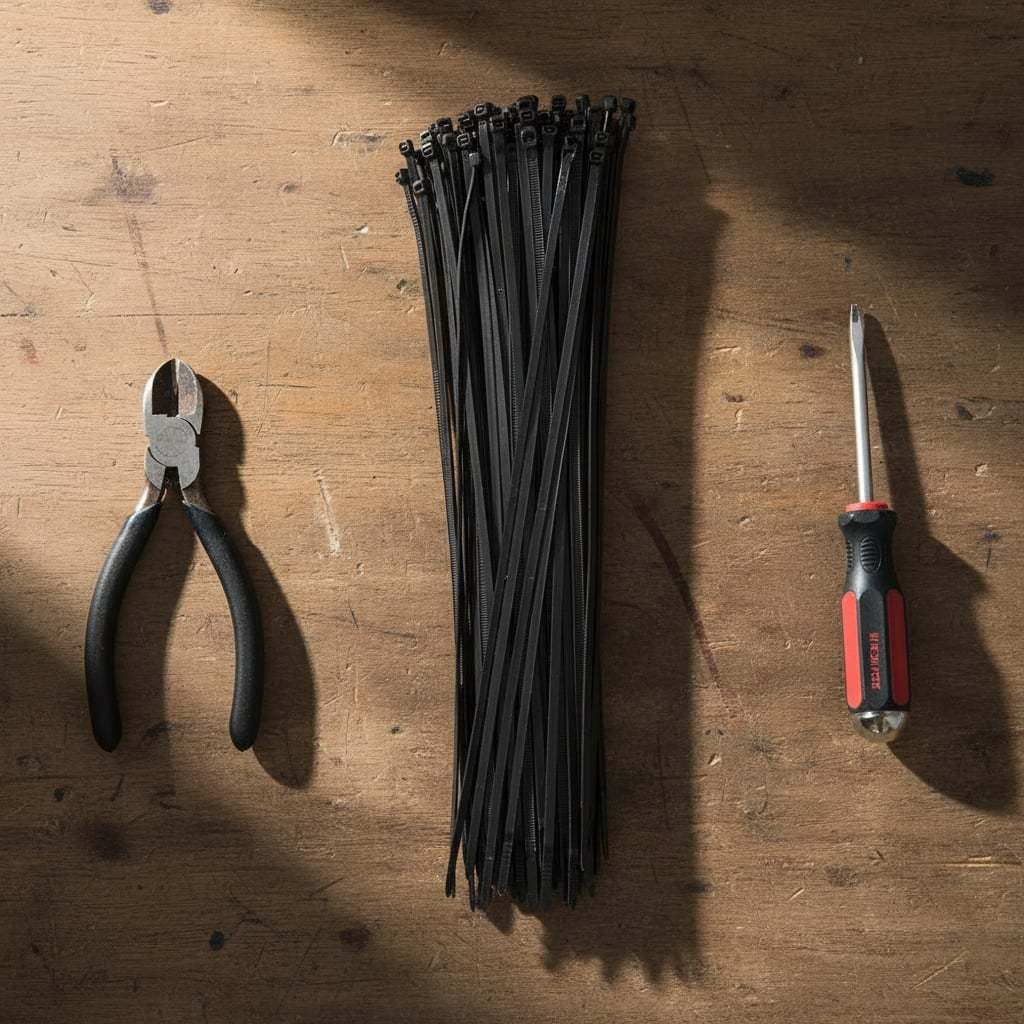 Abraçadeira de Nylon Enforca Gato Cinta Plástica Preto e Branco Abracadeira Diversos Tamanhos