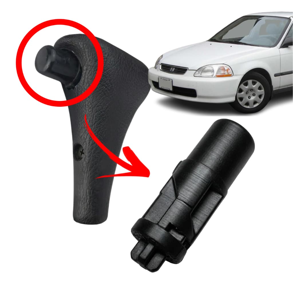 Botão da Manopla do Câmbio Automático Honda Civic 1996 a 2000 | Alta Resistência