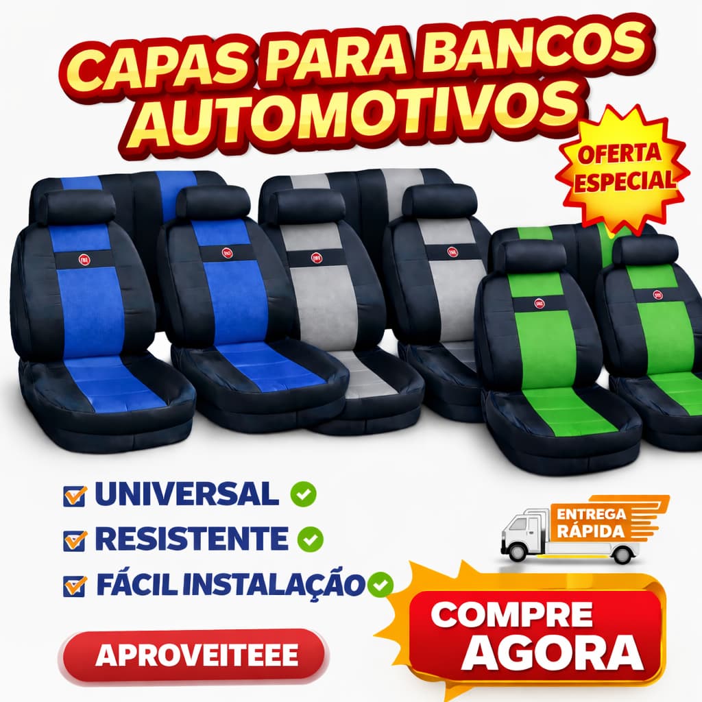 Jogo Capa De Banco Automotivo Fiat Nylon Resistente  Universal Palio Uno Mobi Argo Strada Siena Punto Cronos Luxo