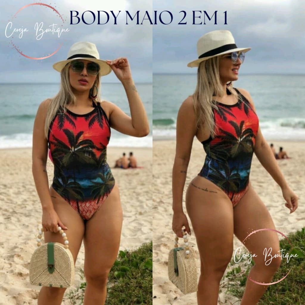 Body Maio Regata Cavado Nas Costa Bory Praia