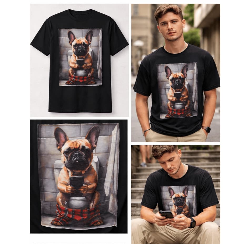 Camiseta Masculina Engraçada Cachorro Meme Estampa Pet Algodão Premium Unissex, streetwear, Camisa
