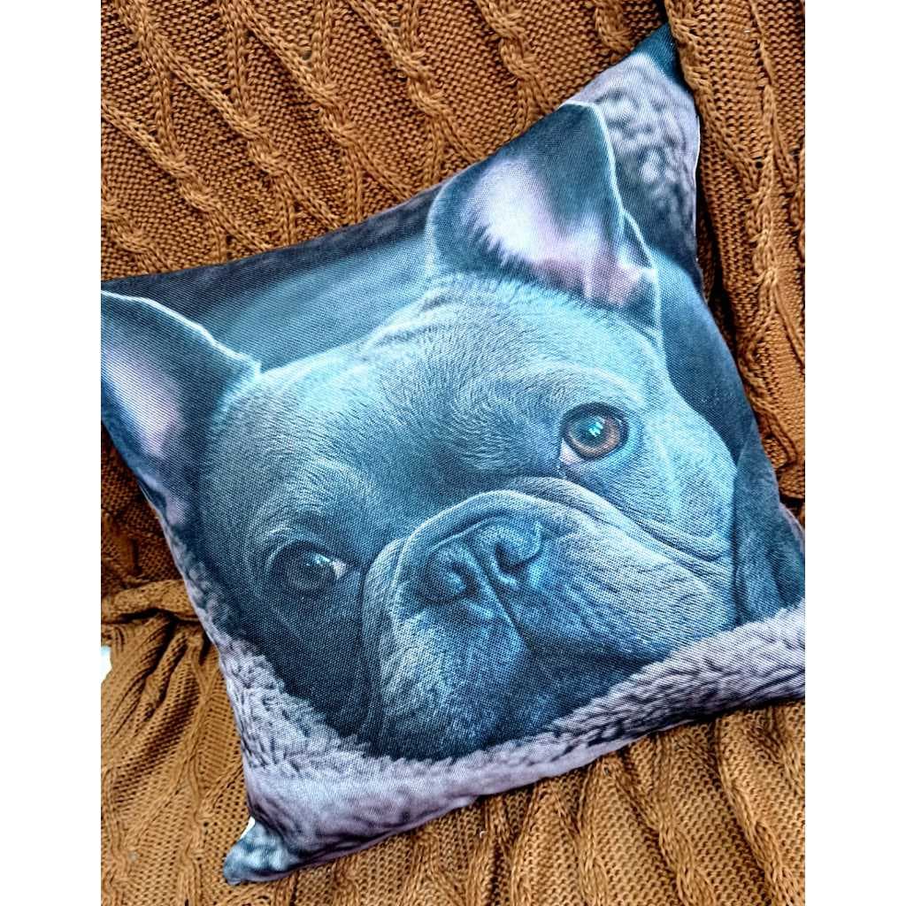 Capa de Almofada 45x45cm Estampada Cachorro - Variação 04