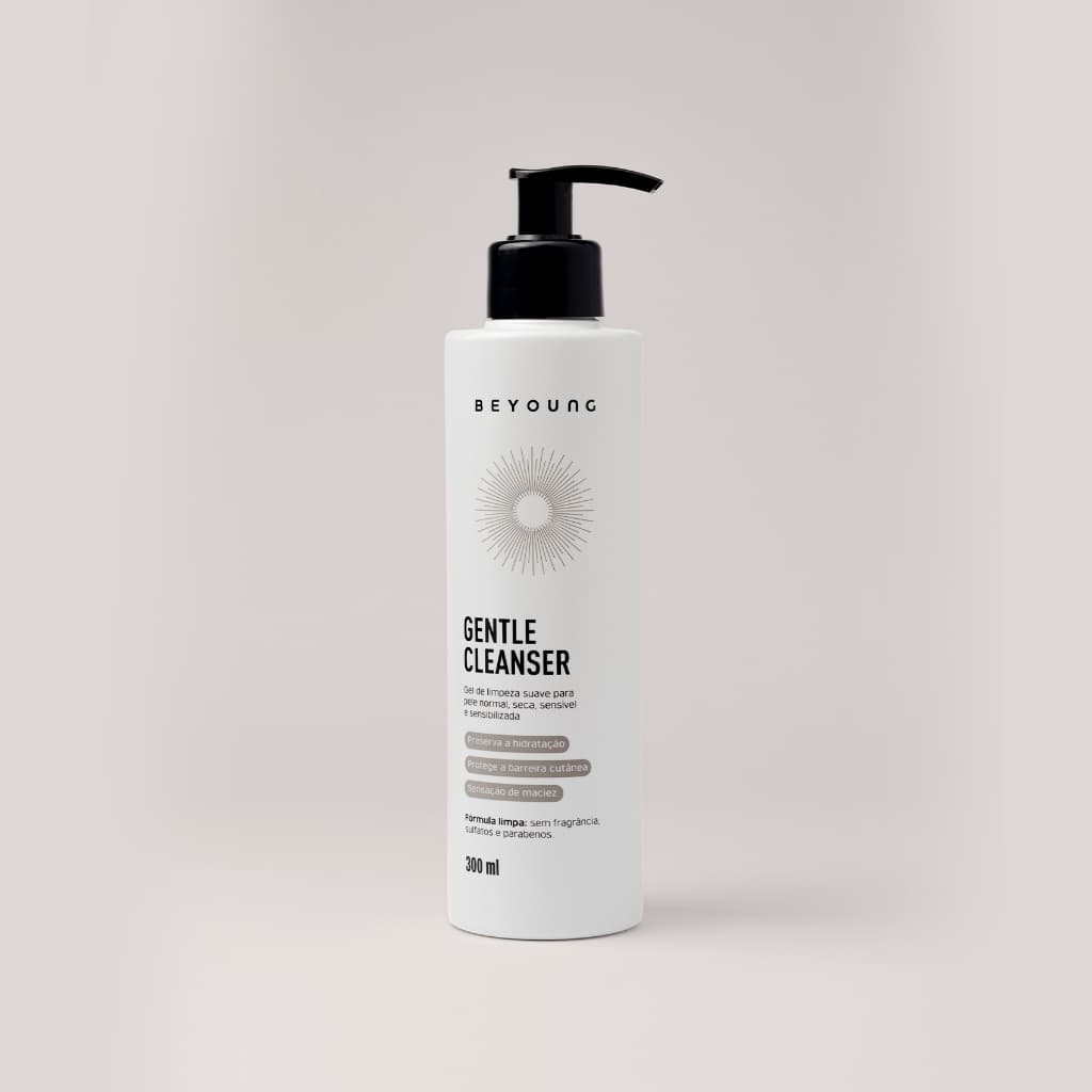 Gel de limpeza facial suave 300ml