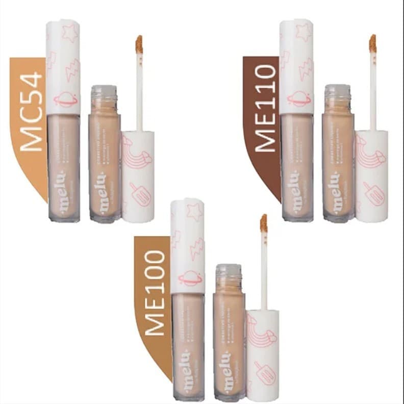 Corretivo Líquido Facial Melu By Ruby Rose Com Vitamina E