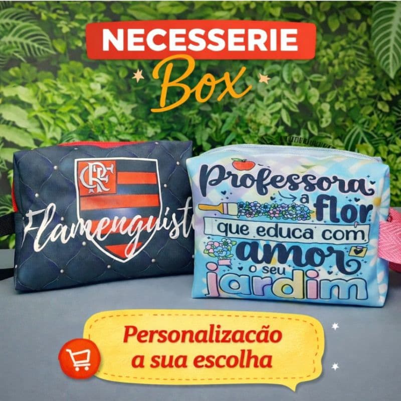 Necesserie Box personalizada/feminina-masculina