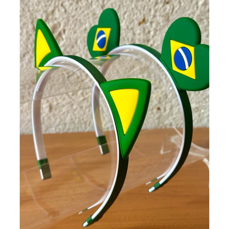 Tiara infantil Brasil | Tiara bluey bingo | Tiara Copa do mundo |Tiara Brasil