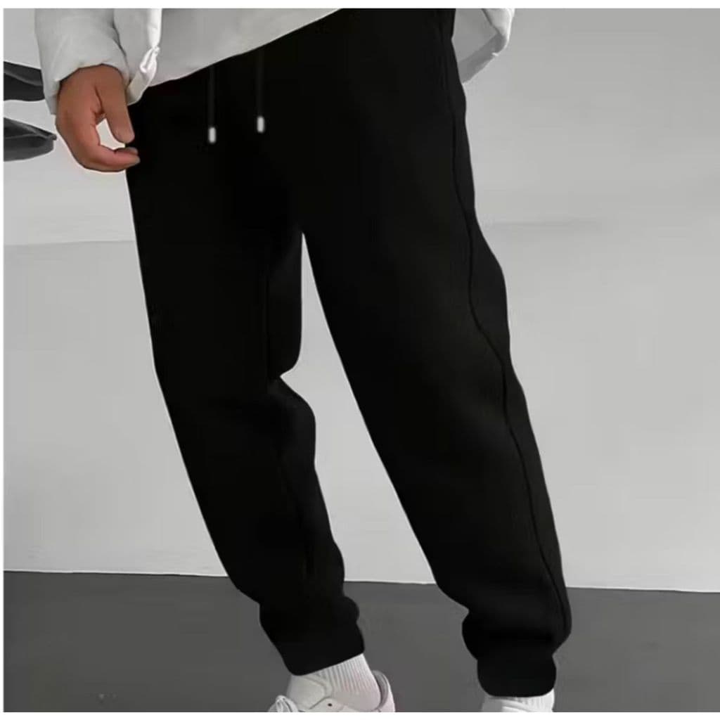 Calça Moletom Flanelada Jogger Básica Com Bolso Unissex Masculino Feminino Esportes Algodão - WK WORLD