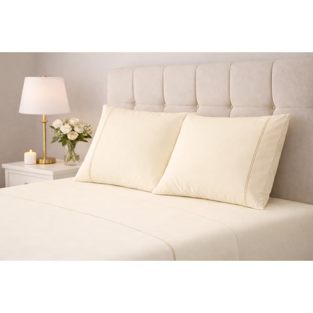 Kit com 4 Fronhas Brancas 70x50 Ponto Palito Super Macias Promoção