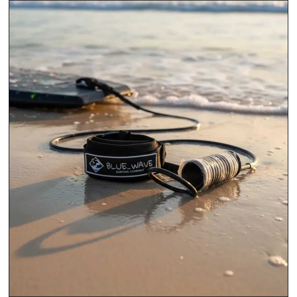 Leash Strep Bodyboard Cordinha Bísips Regulável - blue_Wave Surf