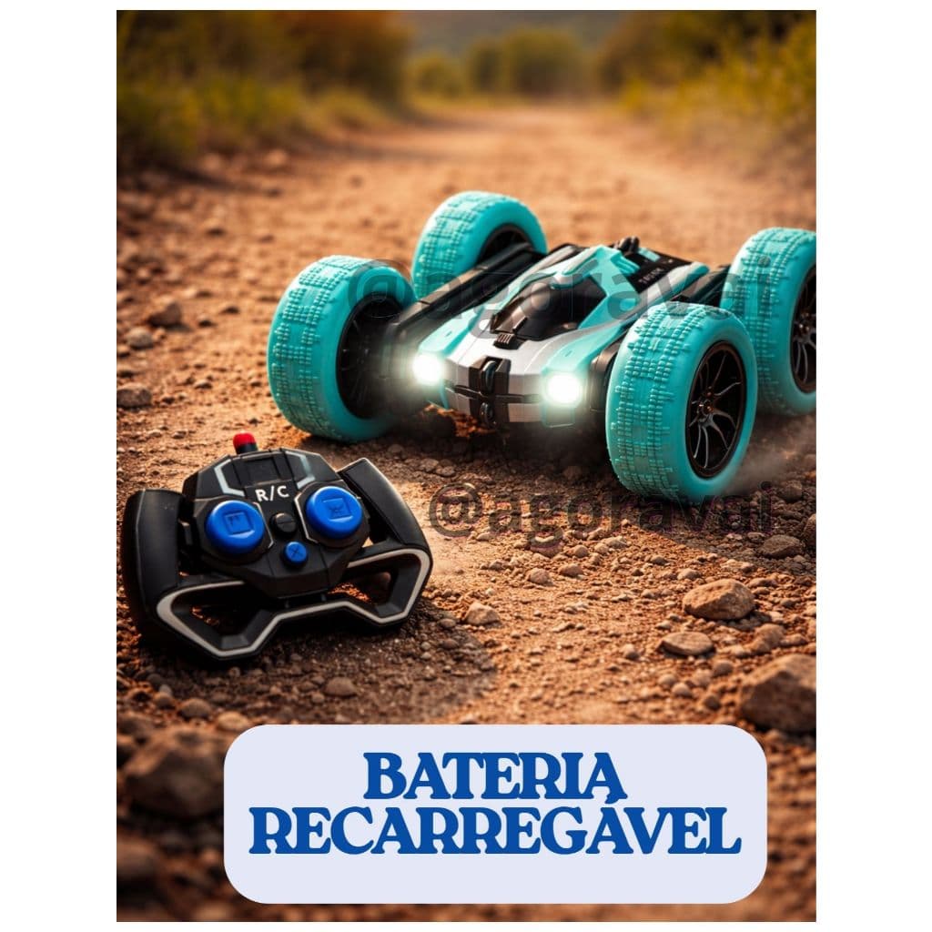 Carro de Controle Remoto Storn 360° Off-Road Bateria Recarregável