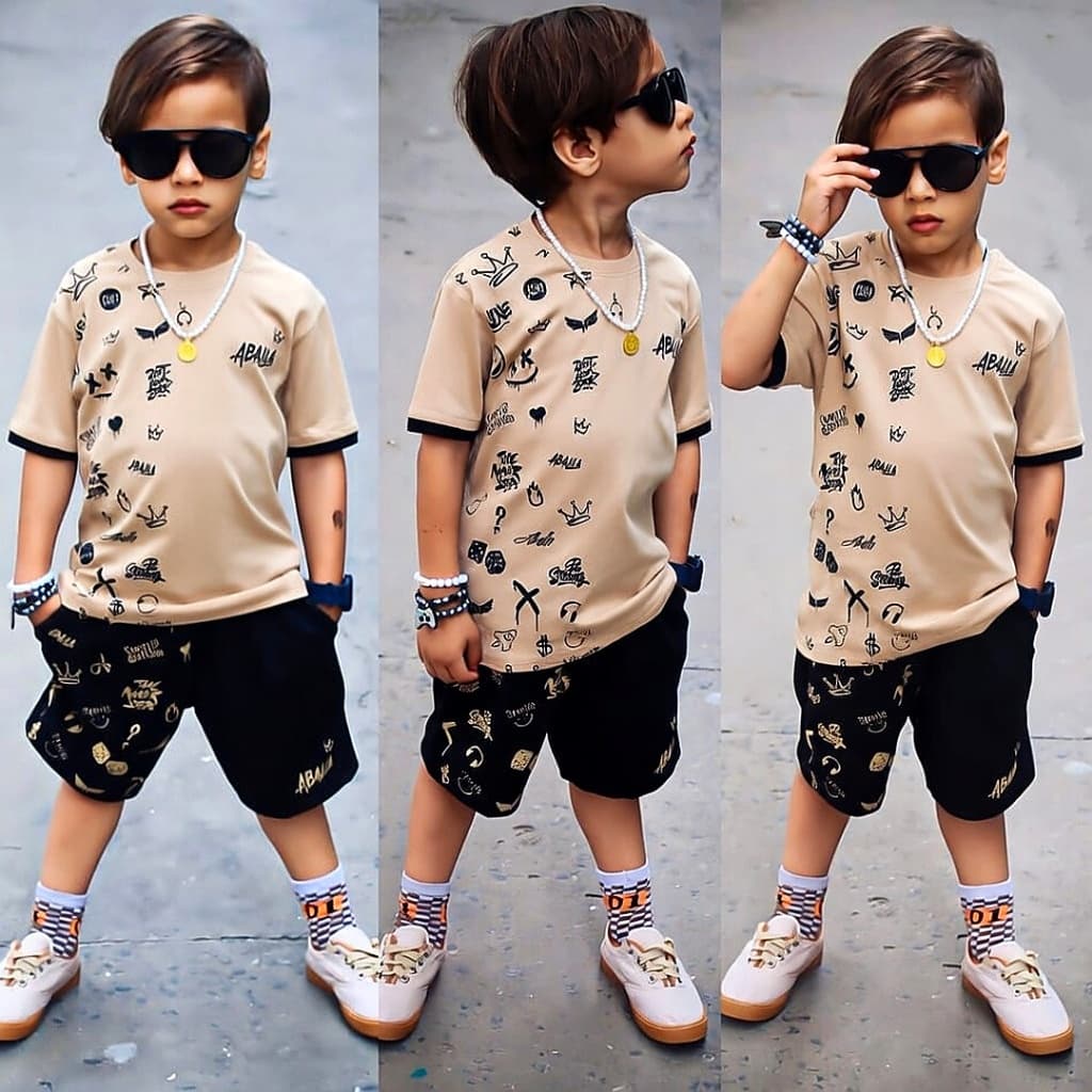 Kit Menino Infantil Moda Juvenil Premium Estampado
