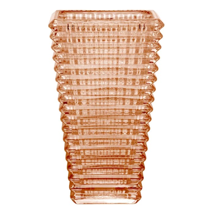 Vaso Wolff Maya De Cristal Âmbar 10,5 cm 7,5 cm 17,5 Ambar
