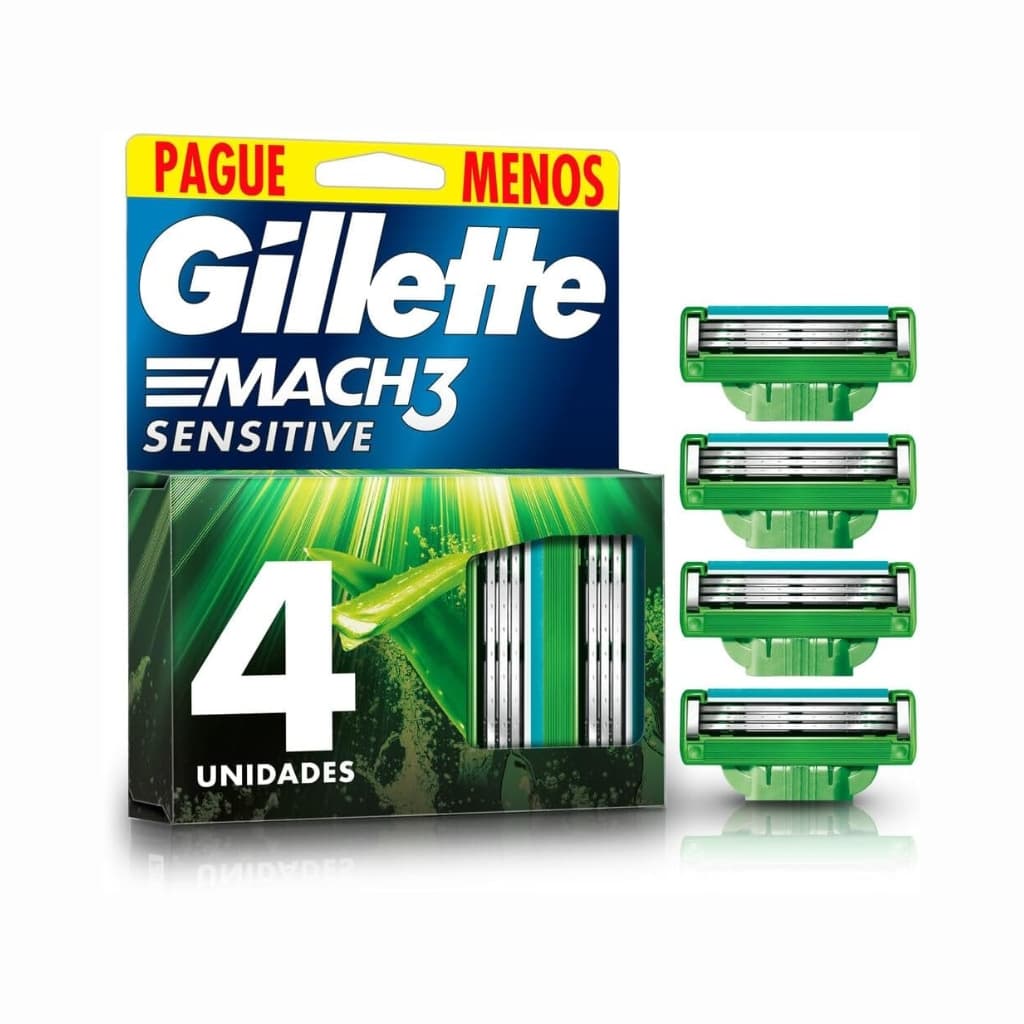 Carga para aparelho de barbear Gillette MACH 3 Sensitive