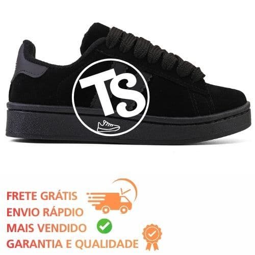 Tênis Casual Liso Camurça Unissex DIA A DIA - Envio Rápido