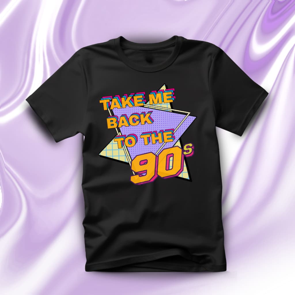 Camiseta Anos 90 | Estampa Retrô Nostalgia 90’s Streetwear Vintage