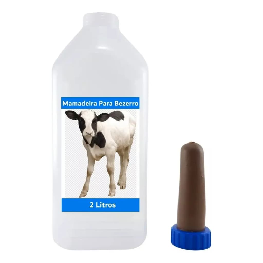 Mamadeira Para Bezerros 2 Litros Com Bico 01 Unidade