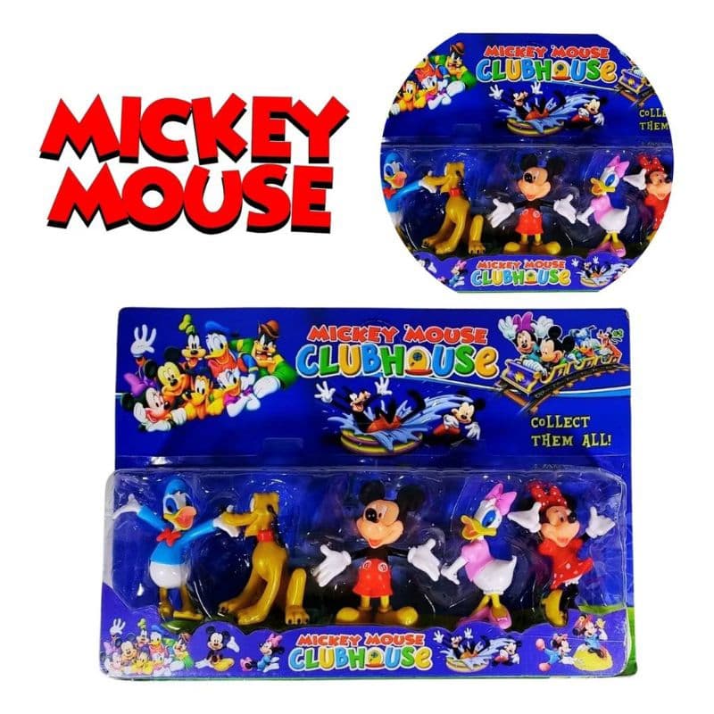 Miniaturas da turma do Mickey fotos reais do produto envio imediato brinquedo barato