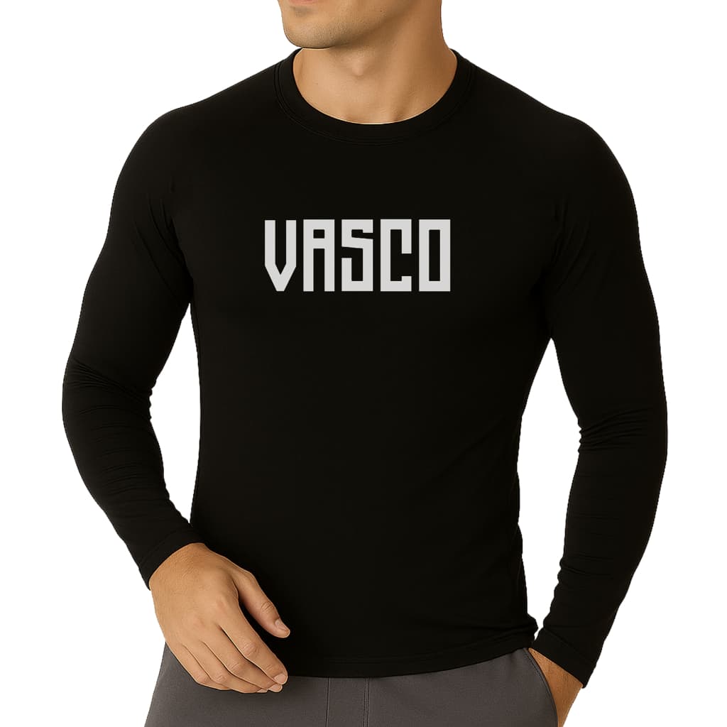 Camisa Térmica Proteção Uv 50+ CRVG Segunda Pele Camiseta Blusa Malha Fria Academia Praia