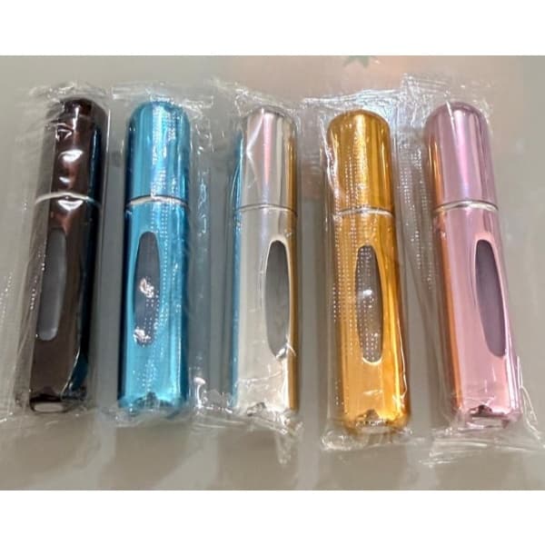 UMA UNIDADE de frasco recarregável para perfume, cor enviada aleatória, viagem, bolsa, mochila, mala, estágio, viagem