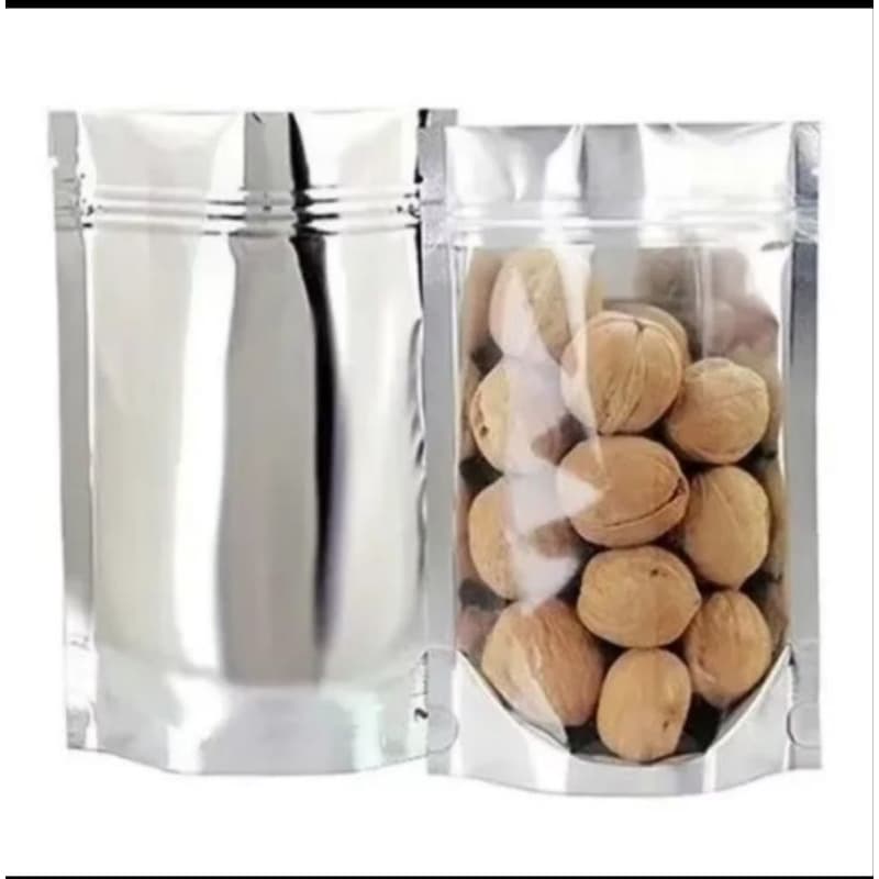 Kit Com 25 Unidades Saco Stand UP Pouch Tamanho 12x20 Metalizado  Entregar Rápida.