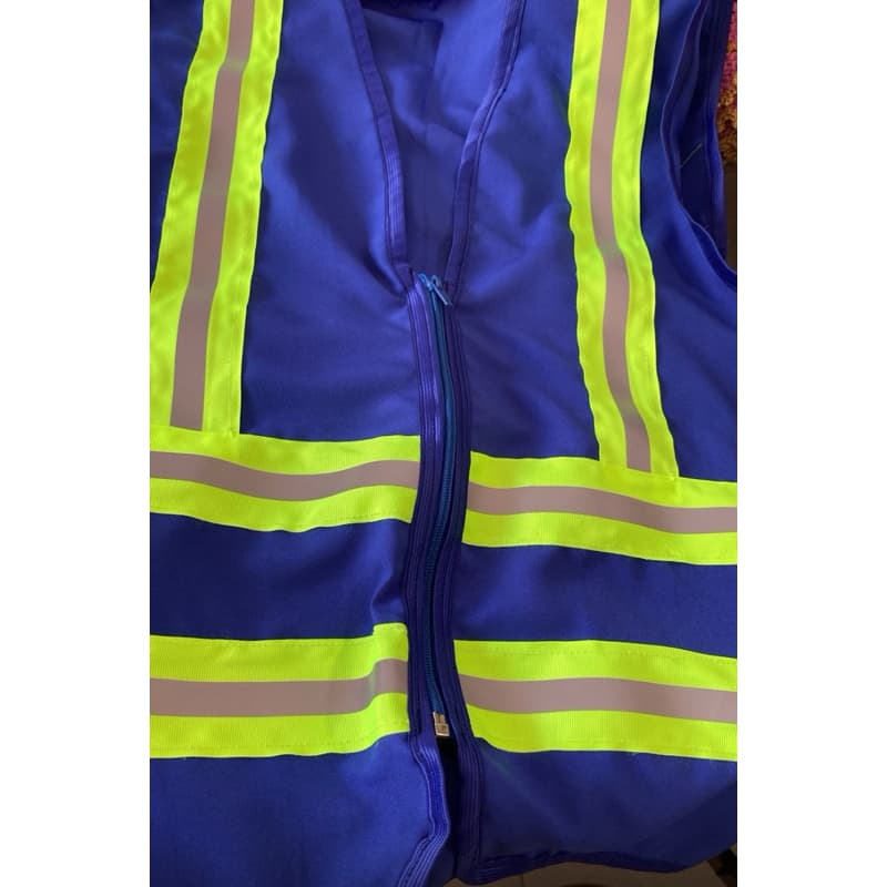 colete refletivo azul