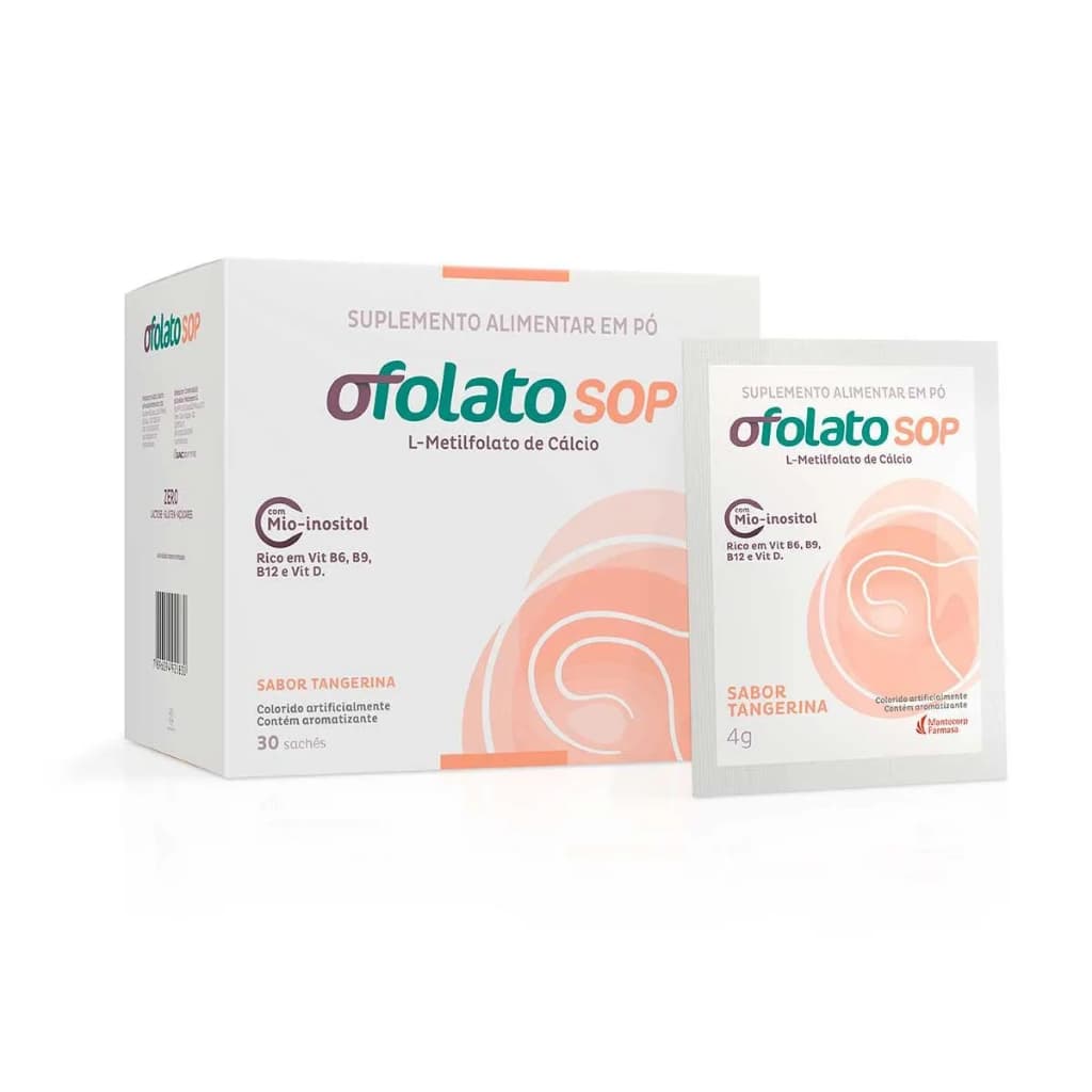 Suplemento Polivitamínico Ofolato Sop 30 Sachês Mantecorp