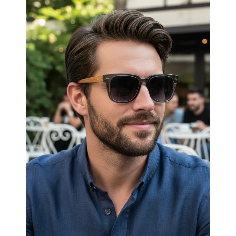 Óculos De Sol M.thomaz Mt1071 Wayfarer Premium Masculino