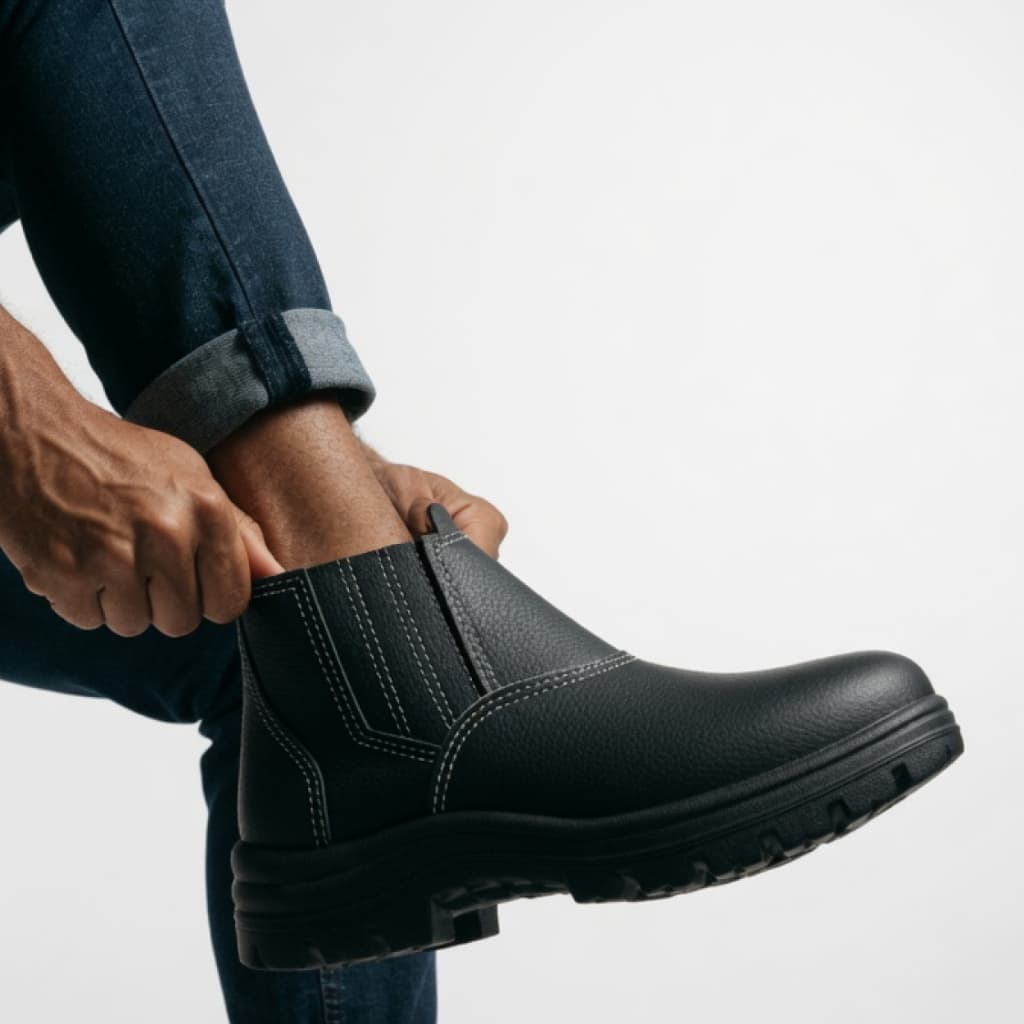 Bota De Segurança Botina Para Trabalhos Pesados