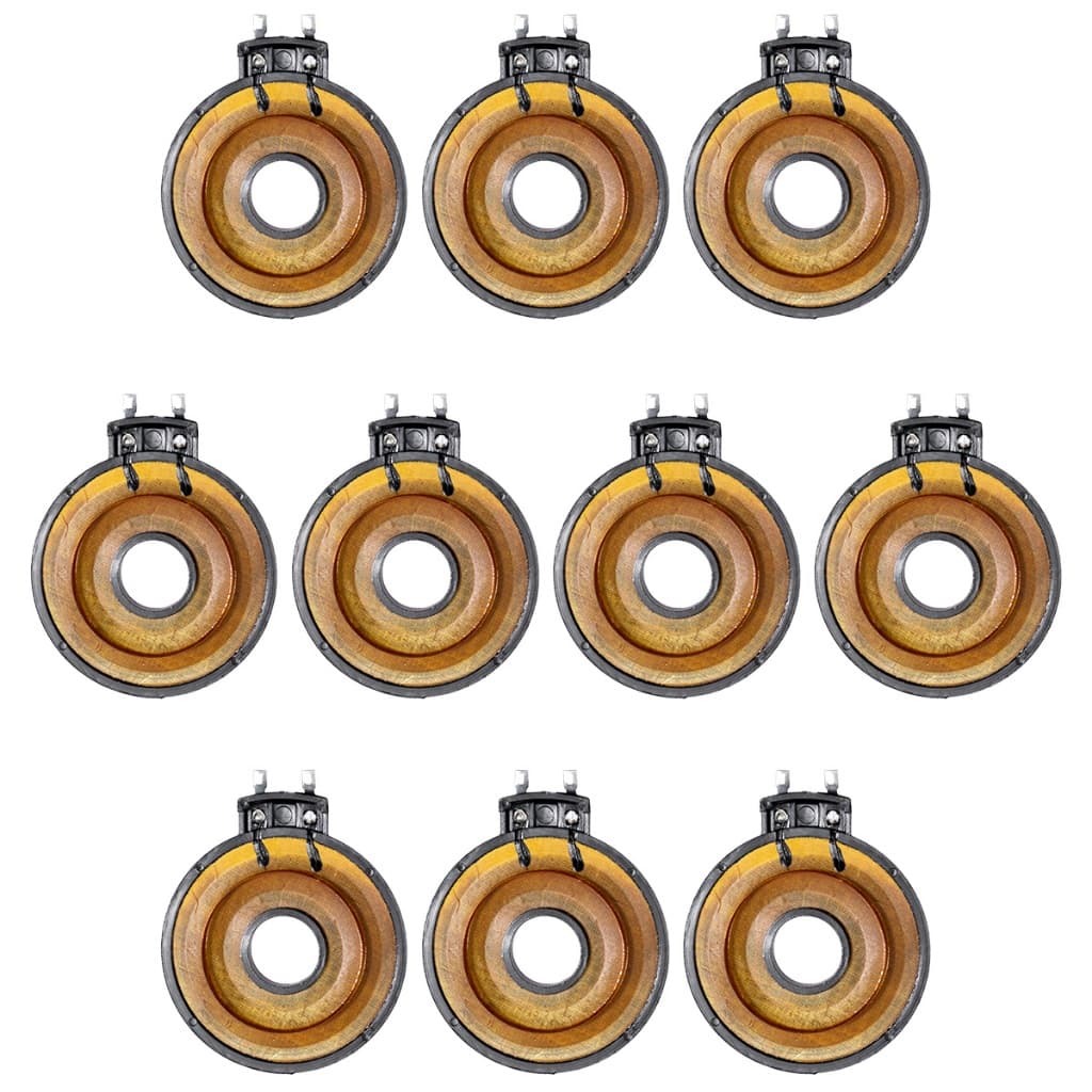 10x Reparo Compatível Driver Selenium ST 200 Tweeter 8 Ohms 100W QST 20 Som Automotivo