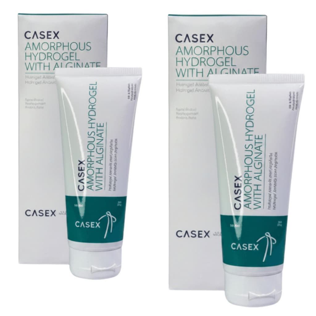 Hidrogel Casex 85g Curativo Gel Cicatrizante para Limpeza de Ferida uso Hospitalar 1 ou 2 Unidades