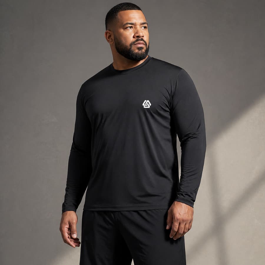 Camisa Térmica UV Manga Longa Masculina Altrix Oficial P ao G4 Segunda Pele Plus Size Malha Fria